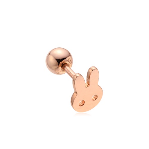 Rabbit piercing 14K,18K [낱개판매] 토끼 피어싱
